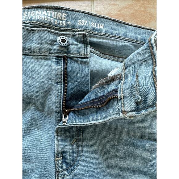 Signature by Levi Strauss & Co S37 /SLIM Jeans Men size 34X 30 (28" inseam) - Picture 10 of 12
